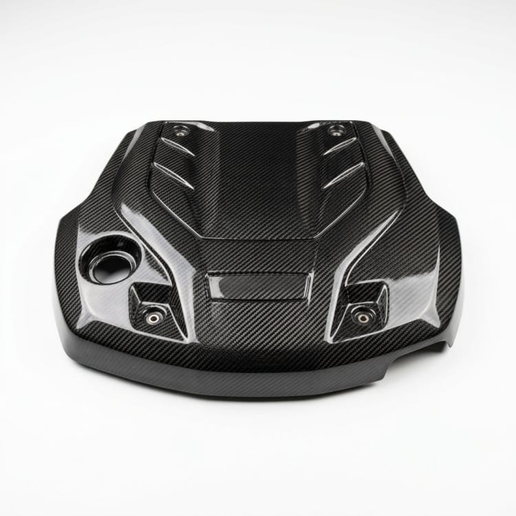 Motorabdeckung aus Carbonfaser