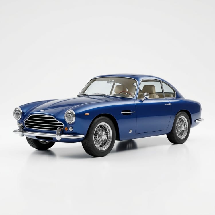 Elektrisches Fahrzeug im Oldtimer-Stil